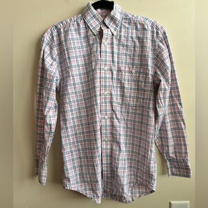 Wrangler Men’s Buck Cancer Breast Cancer Button Down Shirt M